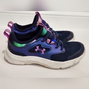 Under Armour Blue and Purple Sneakers